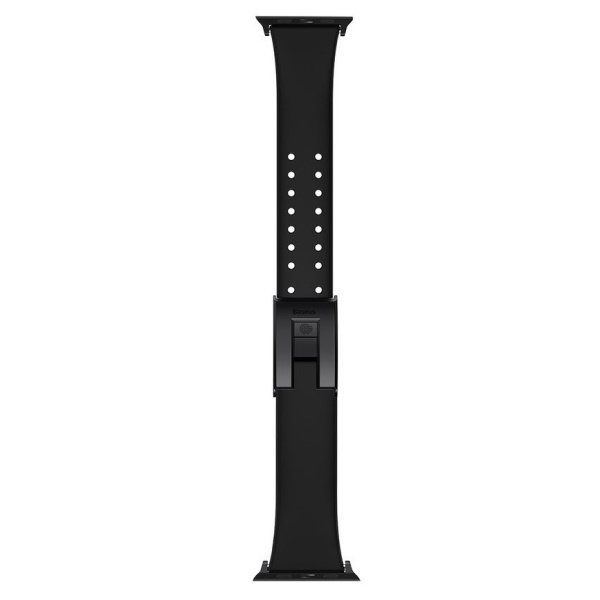 Curea De Ceas Baseus Silicone Slip-Thru Pentru Apple Watch Series 3/4/5/6/SE 38mm/40mm Negru LBWSE-01